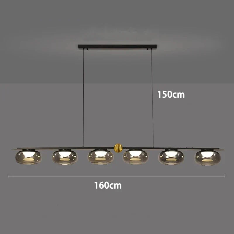 Bronze Globe Pendant Light