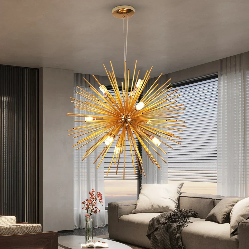 Gold Modern Pendant Chandelier
