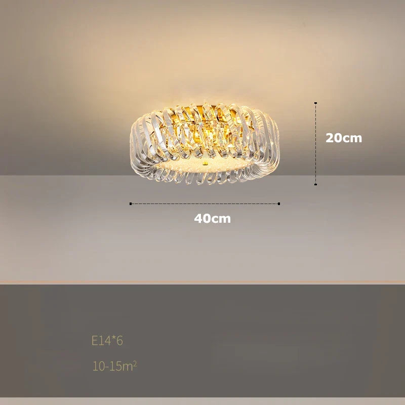 Gold LED Trend Chandelier