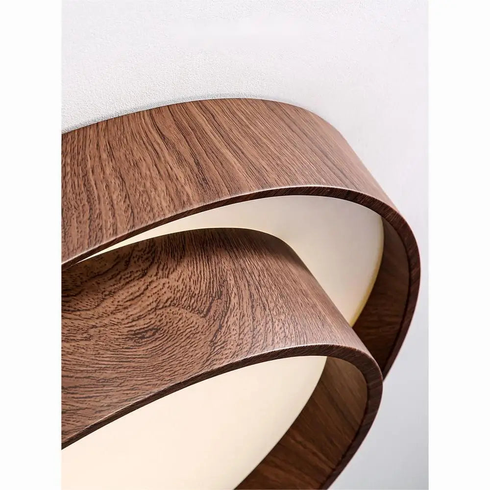 Wabi Sabi Walnut Ceiling Light