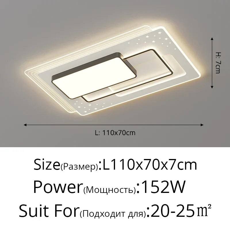 Modern LED Multi-Room Chandelier