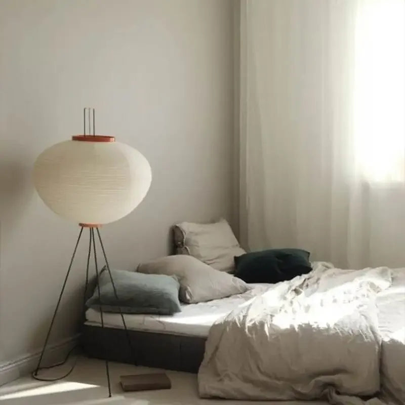 Rice Paper Modern Floor Lamp