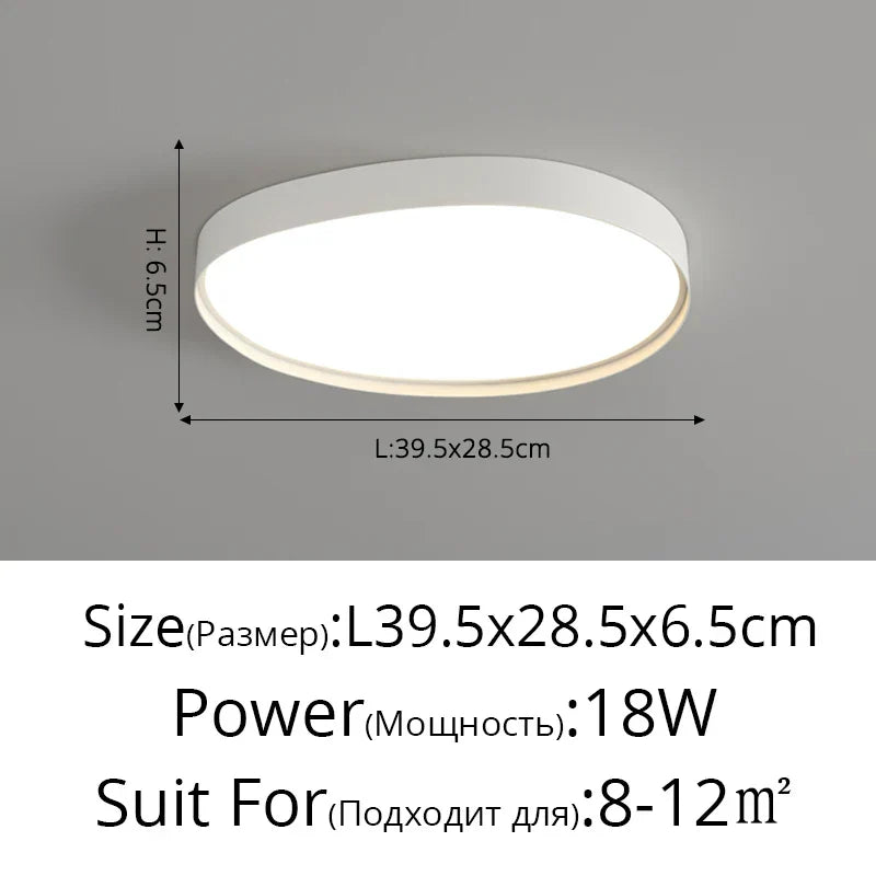 White Modern LED Chandelier
