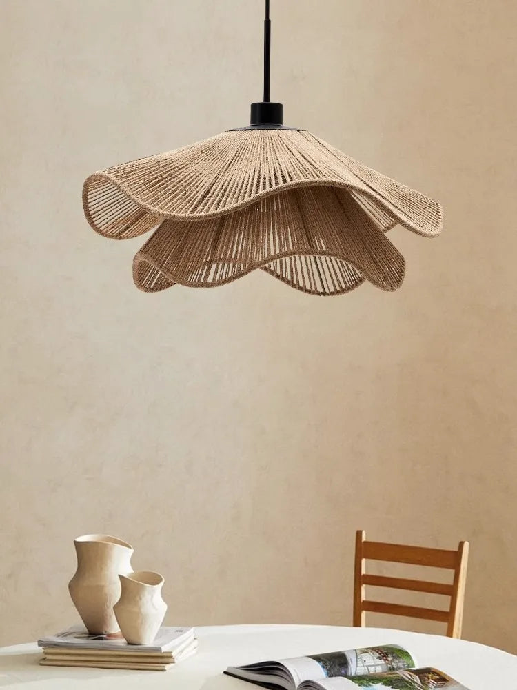 Hemp Wabi Sabi LED Pendant
