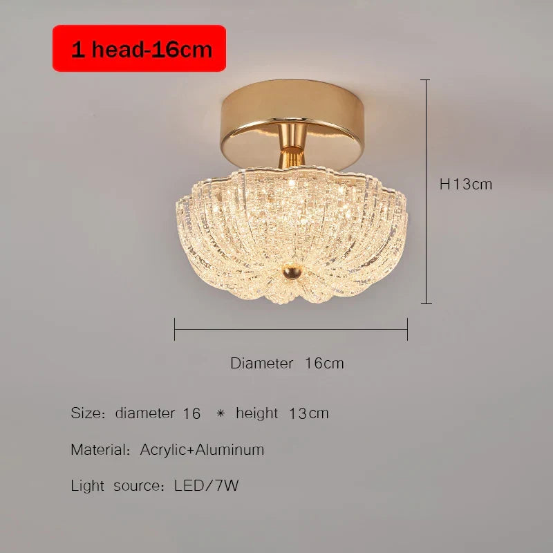 Gold Modern Ceiling Light