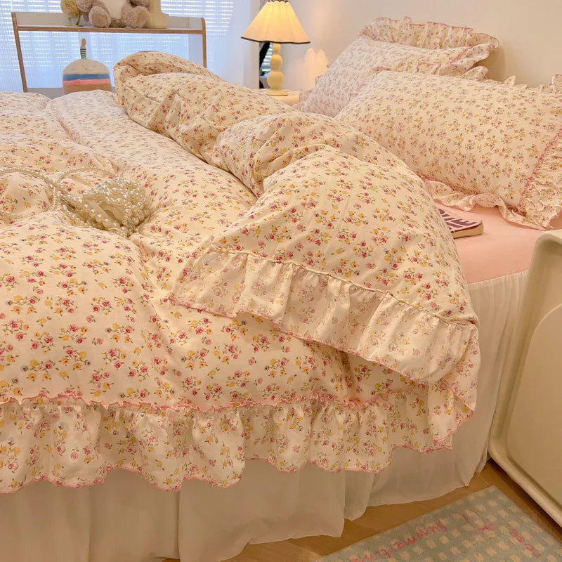 Floral Cotton Print Bedding