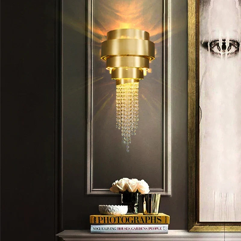 Golden Crystal Luxury Chandelier