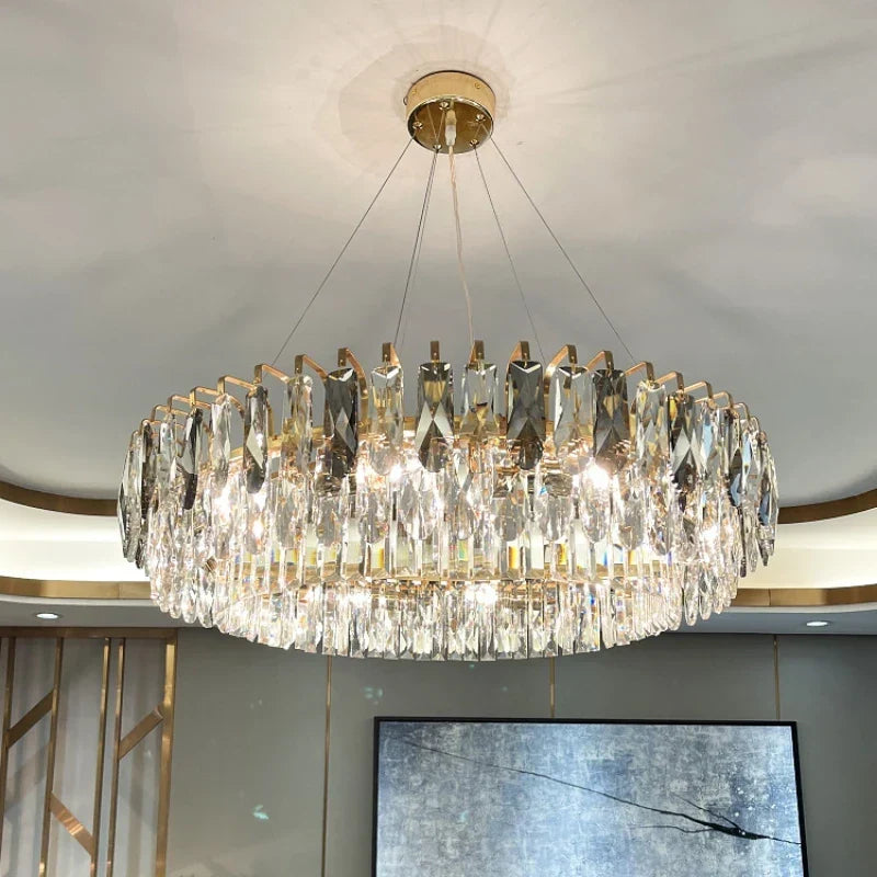 Gold Crystal Luxury Fixture