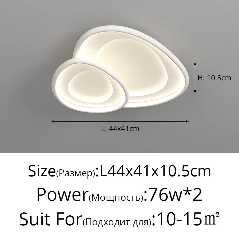 White Chrome LED Chandelier