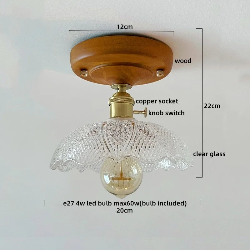 Nordic Wood Ceiling Light