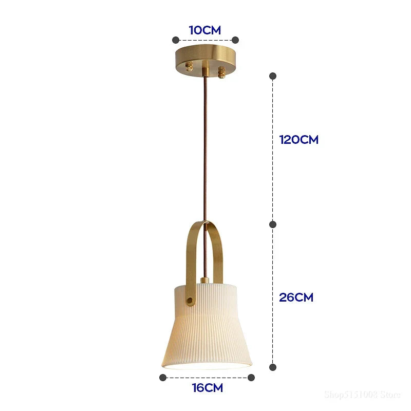 Ceramic Bedside Chandelier Lamp