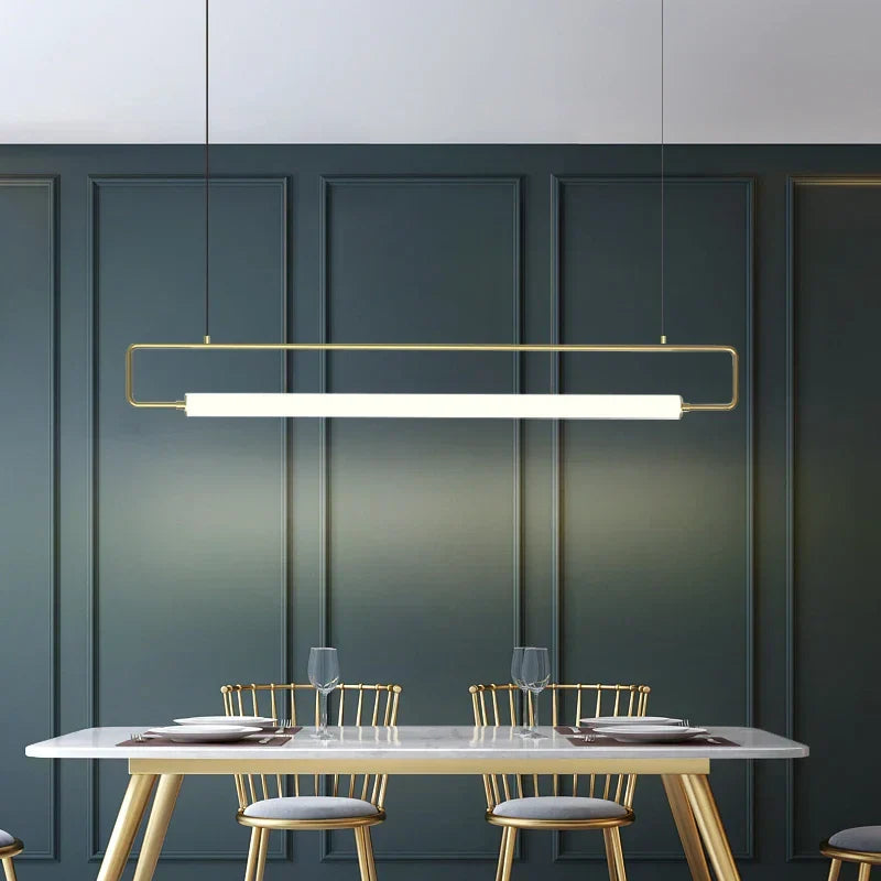 Gold Contemporary Pendant Light