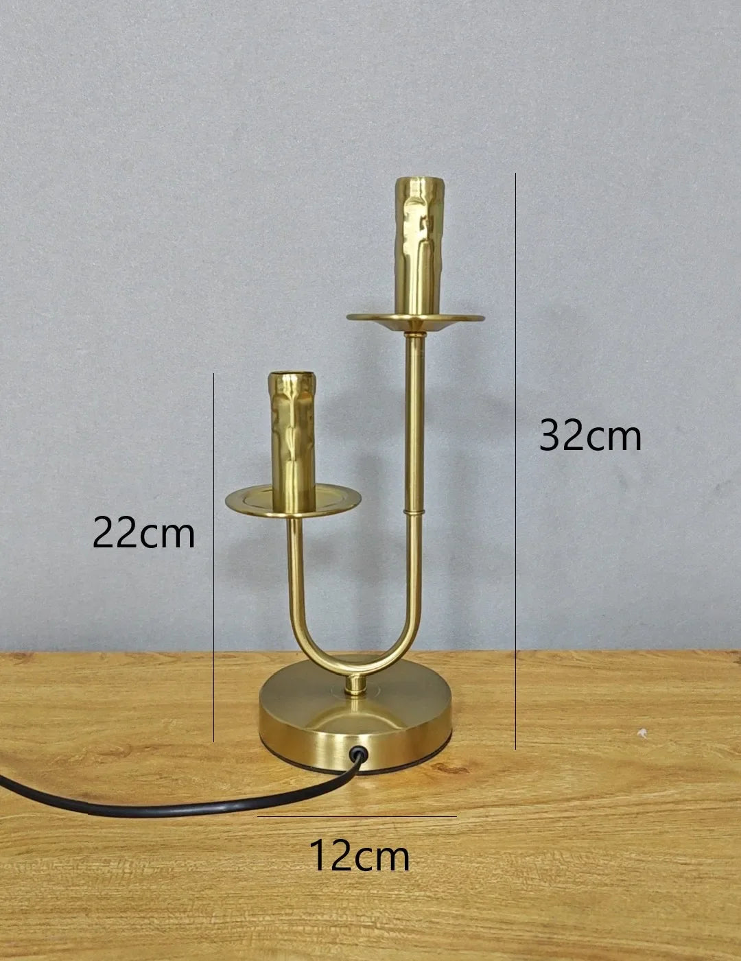 Bronze Candle Floor Lamp
