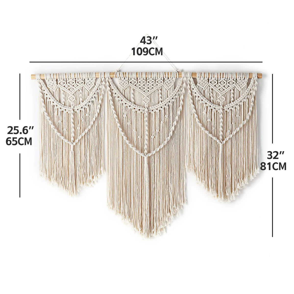 Boho Macrame Wall Hanging