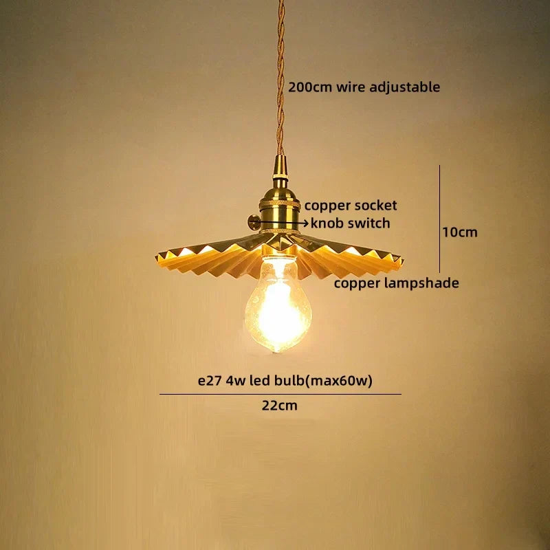 Glass LED Hanging Light