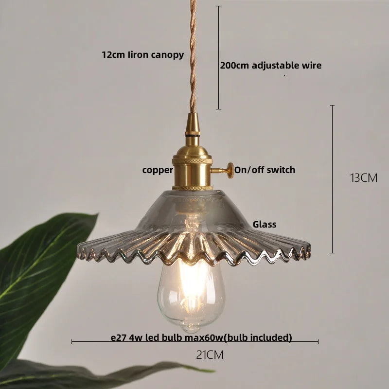 Green Wood Pendant Light Walnut Accent E27