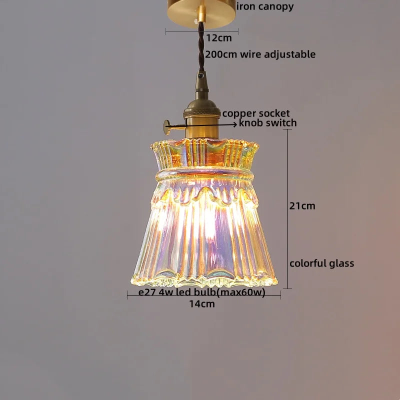 Glass LED Hanging Light