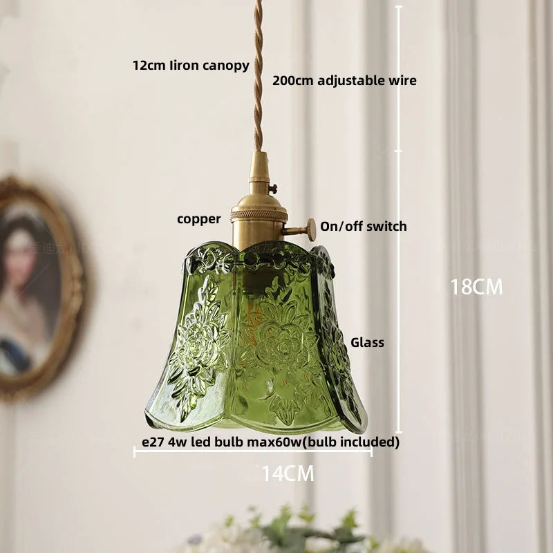 Green Glass Pendant Lights