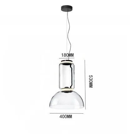 Glass Modern Chandelier Pendant