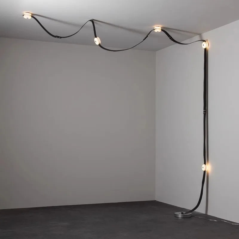 Leather Marble Dimmable Pendant