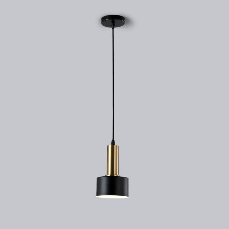 Gold Nordic Pendant Light Round 3-Head Design