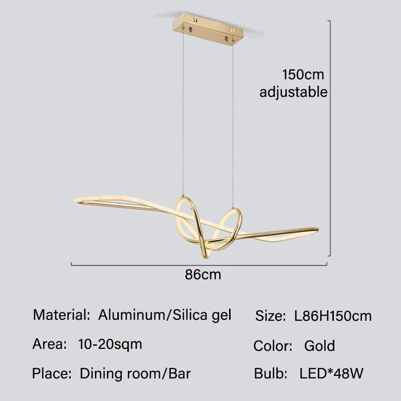 Gold LED Restaurant Light
