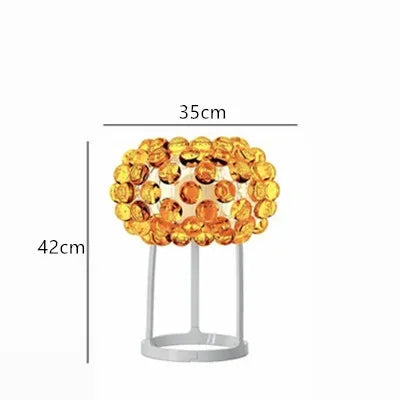 Gold Acrylic Pendant Light