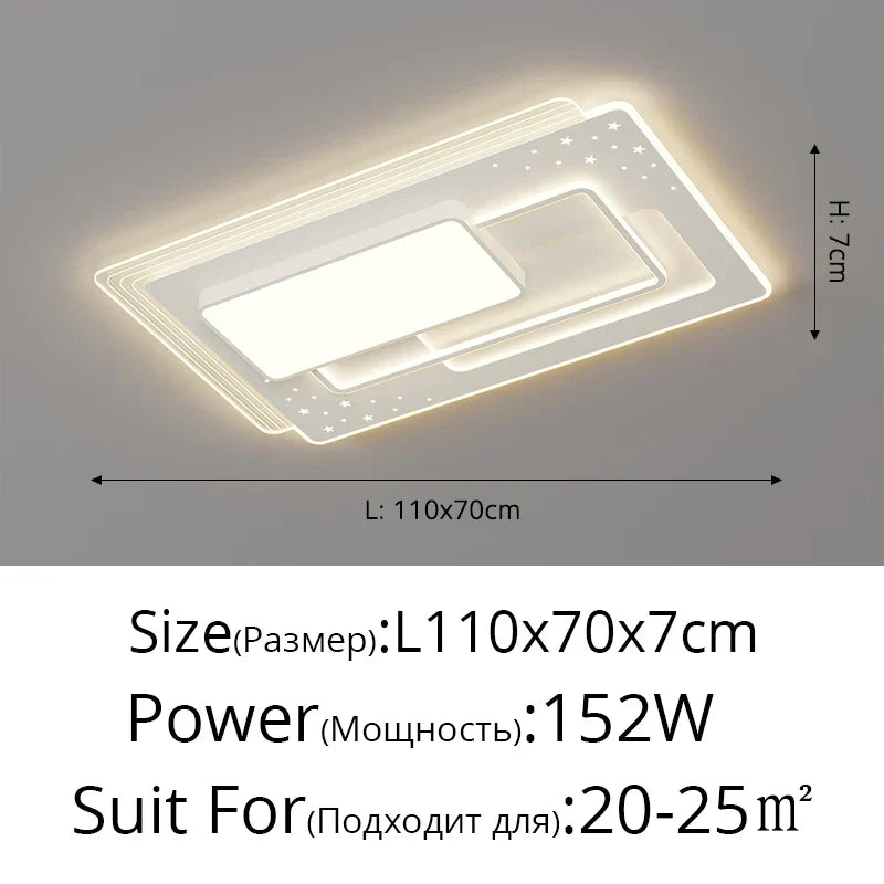 Modern LED Multi-Room Chandelier