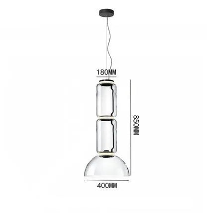 Glass Modern Chandelier Pendant