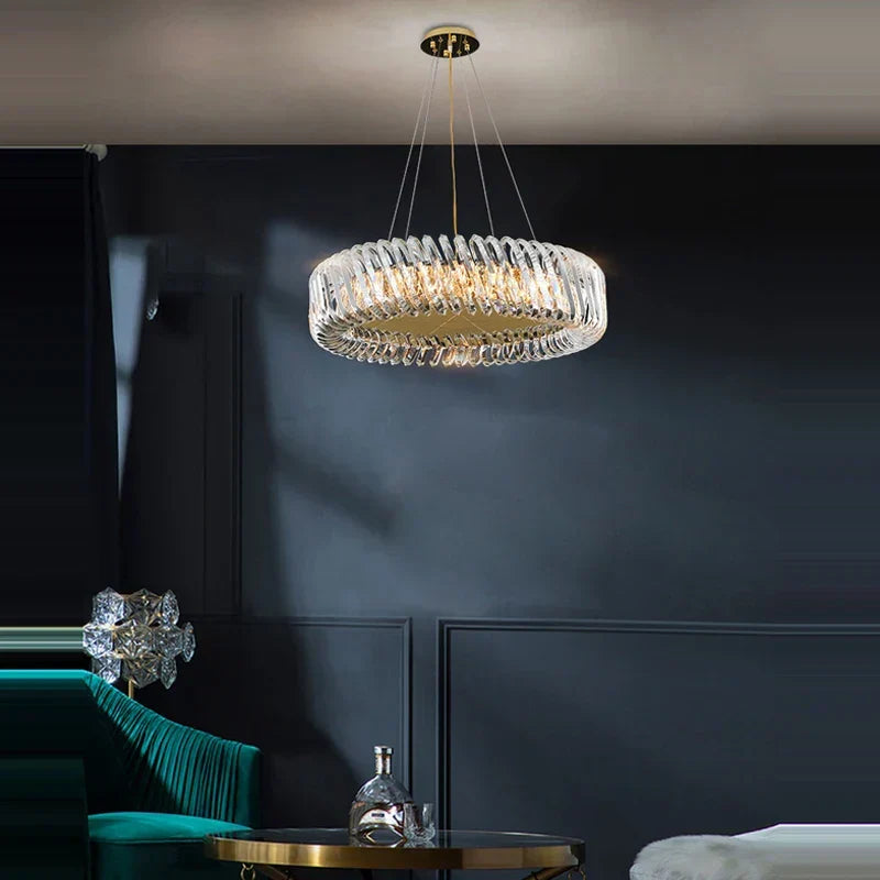 Gold LED Trend Chandelier