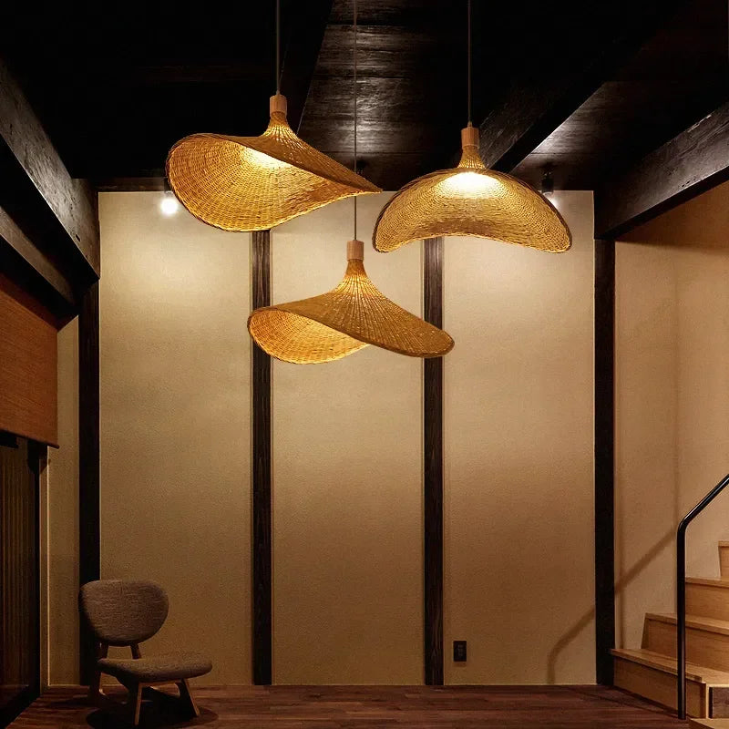 Bamboo Farmhouse Chandelier
