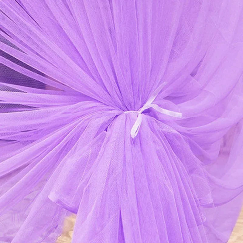 Lace Pleated Bed Canopy