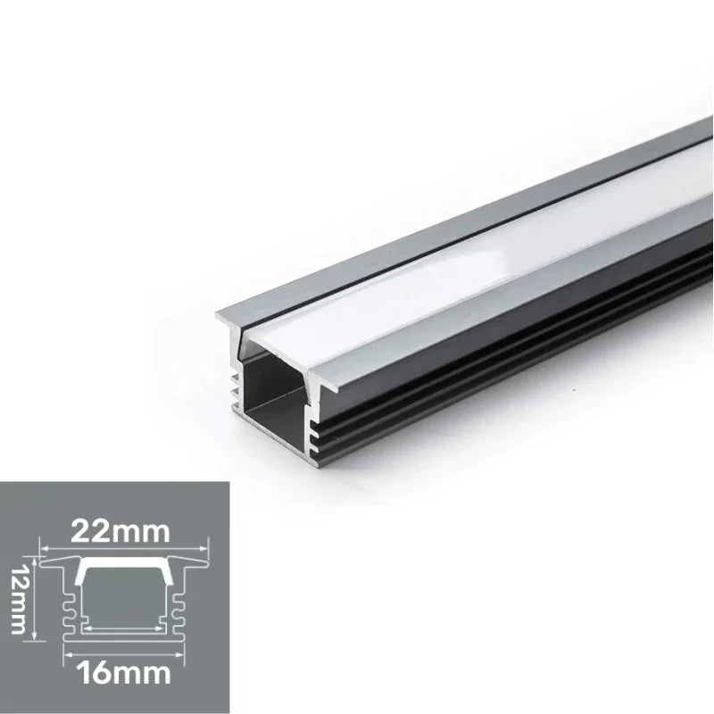 Aluminum Recessed Bar Light