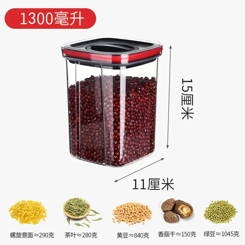 Clear Storage Jar Set