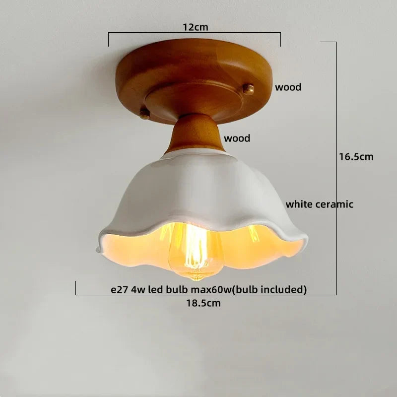 Nordic Wood Ceiling Light