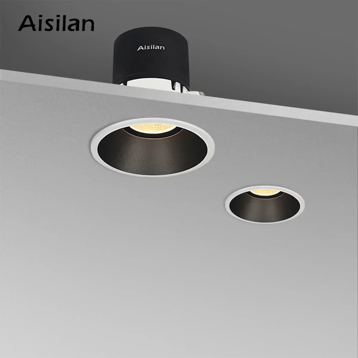 White LED Ceiling Light 7W CRI97 Narrow Border