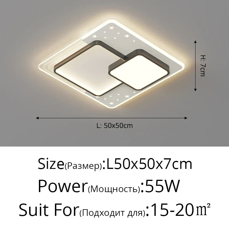 Modern LED Multi-Room Chandelier