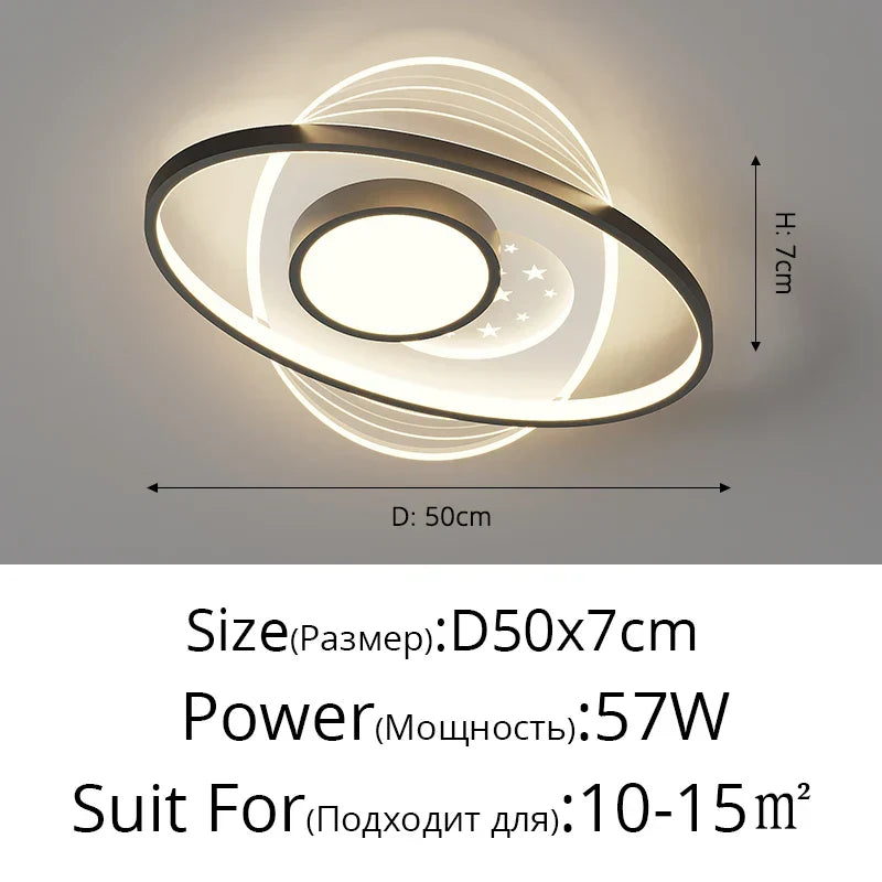 Modern LED Multi-Room Chandelier