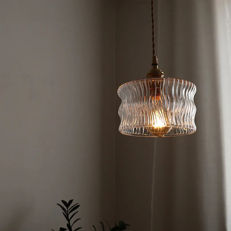 Nordic Green Glass Light