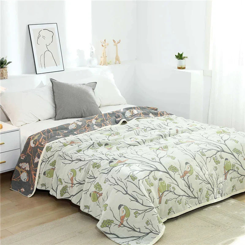 Floral Cotton Bedspread