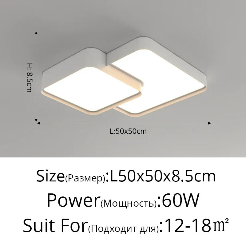 Acrylic LED Modern Chandelier