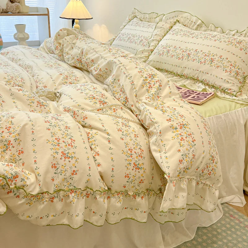 Floral Cotton Print Bedding