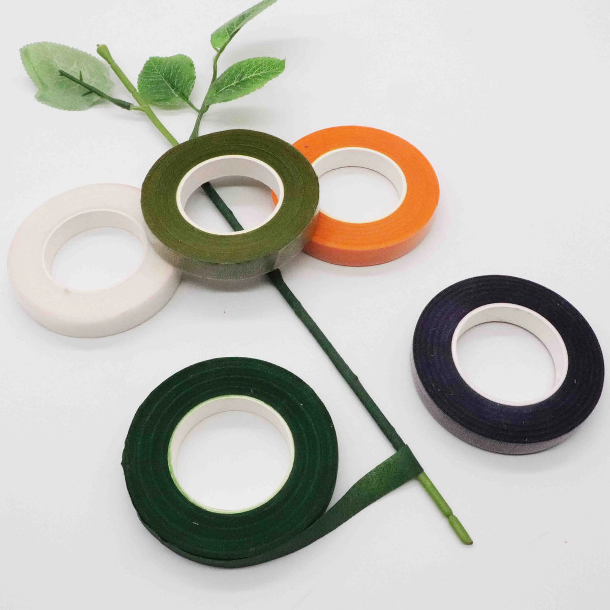 Green Floral Wrapping Tape