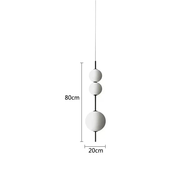 Modern Gourd Pendant Light H103cm Adjustable