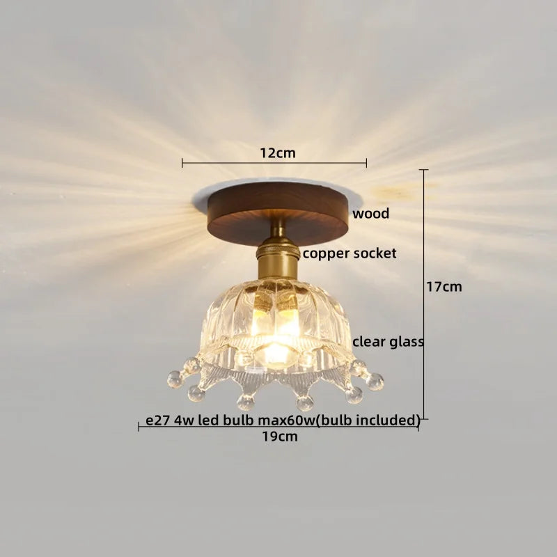 Nordic Wood Ceiling Light
