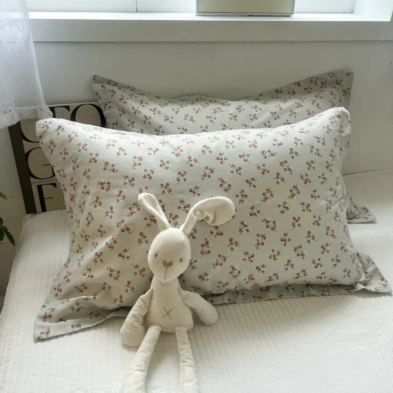 Floral Cotton Pillowcase Set