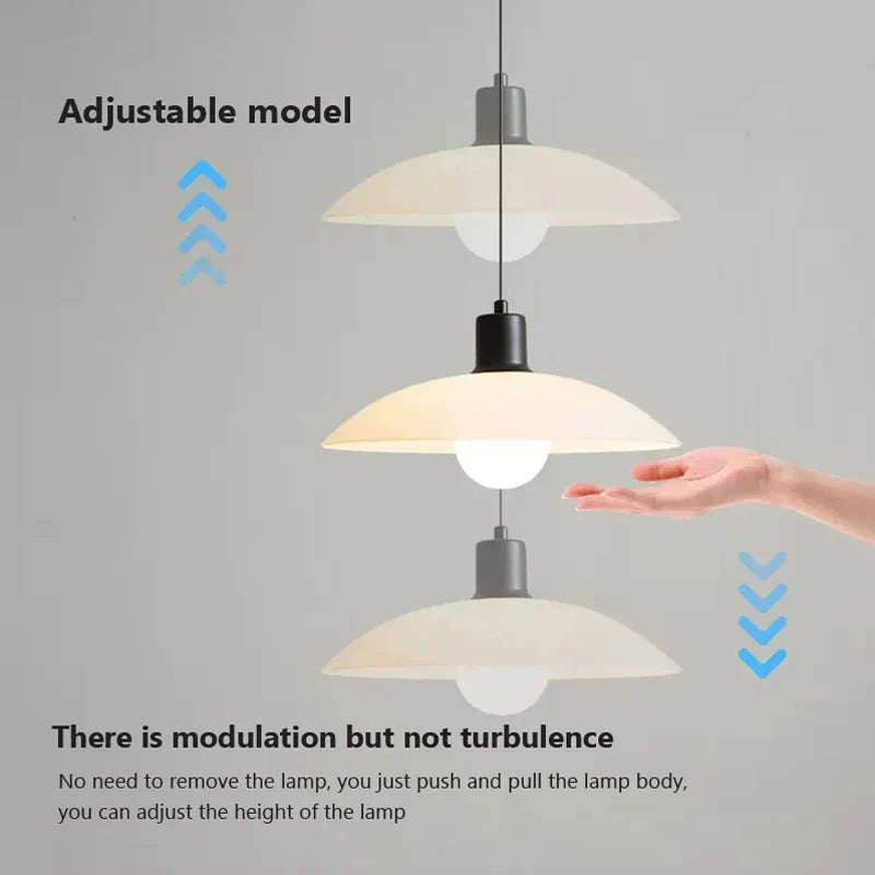 Black LED Minimalist Chandelier