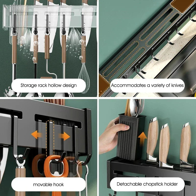 Metal Wall Knife Rack