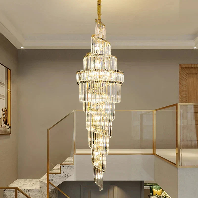 Deluxe Crystal Pendant Chandelier