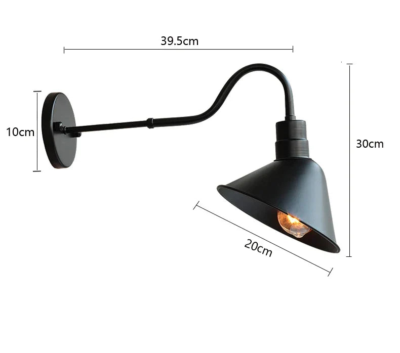 Outdoor Vintage Wall Lamp